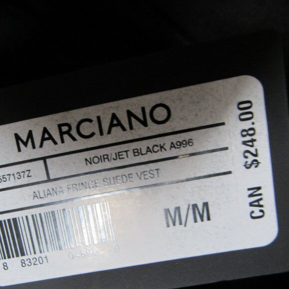 Marciano Black Fringe Vest - Picture 6 of 12